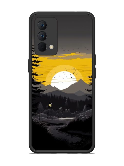 Sunset Vector Glossy Metal Phone Cover for Realme Gt Master Edition