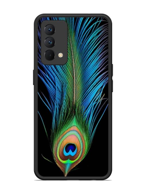 Peacock Feather Glossy Metal TPU Phone Cover for Realme Gt Master Edition