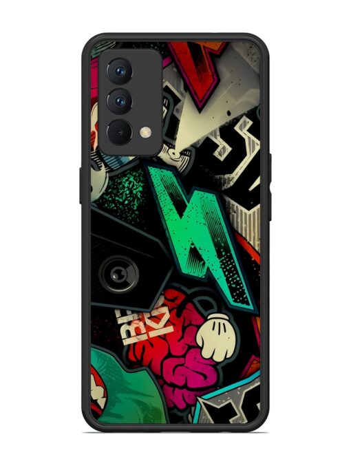 Graffiti Art Glossy Metal Phone Cover for Realme Gt Master Edition