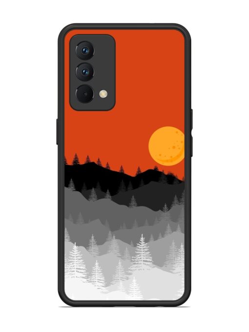 Mountain Lofi Sun Glossy Metal Phone Cover for Realme Gt Master Edition