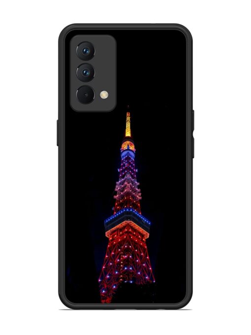 Eiffel Tower Night View Glossy Metal Phone Cover for Realme Gt Master Edition