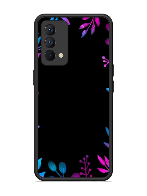 Flower Pattern Watercolor Glossy Metal Phone Cover for Realme Gt Master Edition