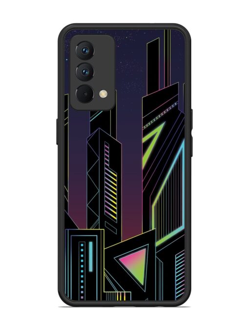 Neon Dreamscape Glossy Metal Phone Cover for Realme Gt Master Edition