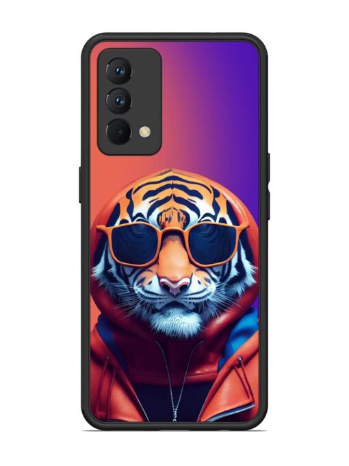 Tiger Animation Glossy Metal Phone Cover for Realme Gt Master Edition