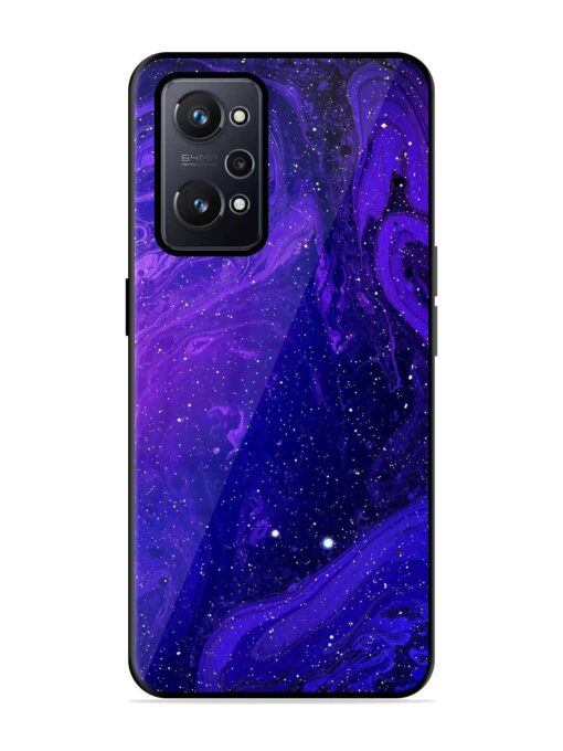 Galaxy Acrylic Abstract Art Glossy Metal Phone Cover for Realme Gt Neo 2