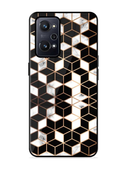 Vector Marble Texture Glossy Metal Phone Cover for Realme Gt Neo 2