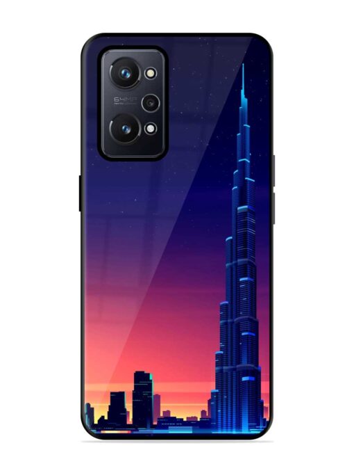 Burj Khalifa Abstract Glossy Metal Phone Cover for Realme Gt Neo 2