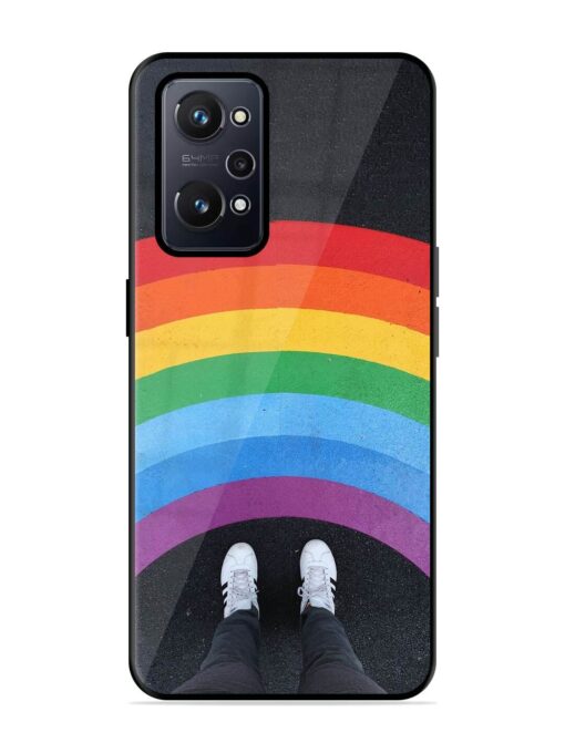 Legs Rainbow Glossy Metal TPU Phone Cover for Realme Gt Neo 2