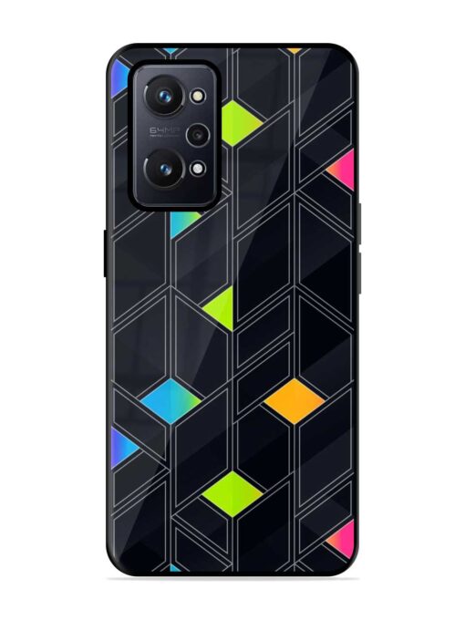 Abstract Mosaic Seamless Glossy Metal Phone Cover for Realme Gt Neo 2