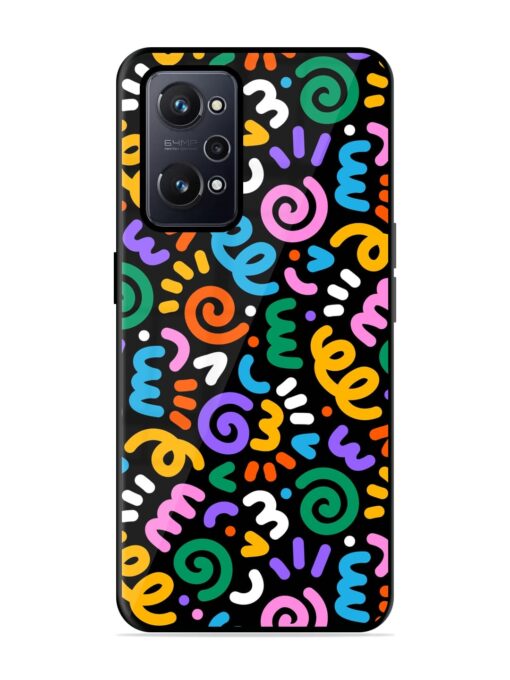 Colorful Seamless Vector Glossy Metal Phone Cover for Realme Gt Neo 2