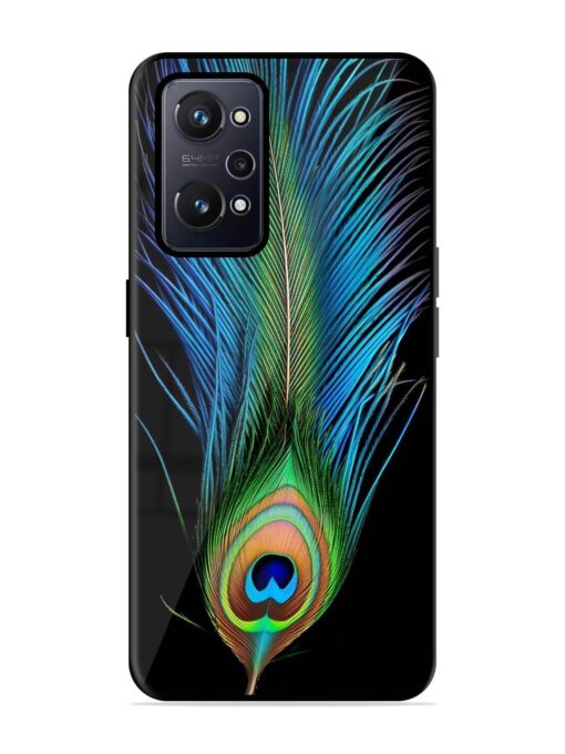 Peacock Feather Glossy Metal TPU Phone Cover for Realme Gt Neo 2