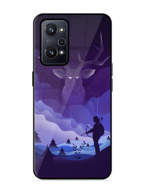 Deer Forest River Glossy Metal Phone Cover for Realme Gt Neo 2