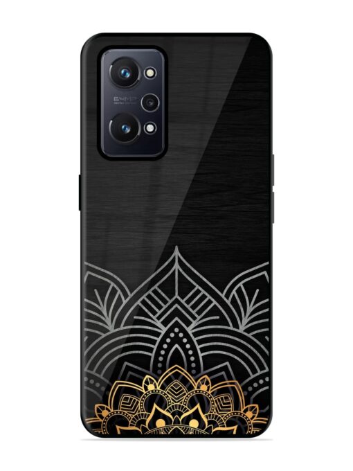 Decorative Golden Pattern Glossy Metal Phone Cover for Realme Gt Neo 2