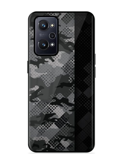 Dark Camouflage Glossy Metal Phone Cover for Realme Gt Neo 2