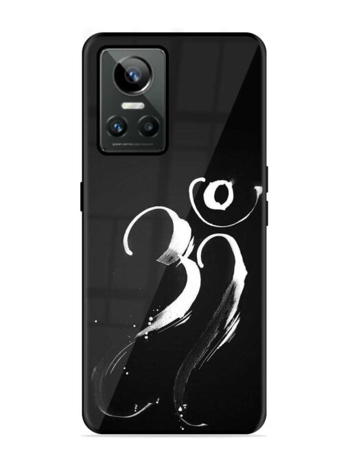 Om Logo Glossy Metal Phone Cover for Realme Gt Neo 3