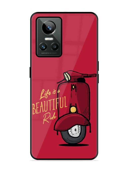 Life Is Beautiful Rides Glossy Metal Phone Cover for Realme Gt Neo 3