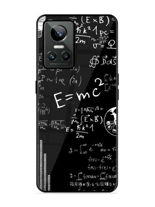 E=Mc2 Mass?Energy Equivalence Glossy Metal Phone Cover for Realme Gt Neo 3 Zapvi