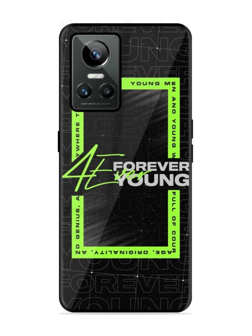 Forever Young Glossy Metal Phone Cover for Realme Gt Neo 3 Zapvi