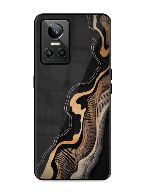 Abstract Art Glossy Metal TPU Phone Cover for Realme Gt Neo 3 Zapvi