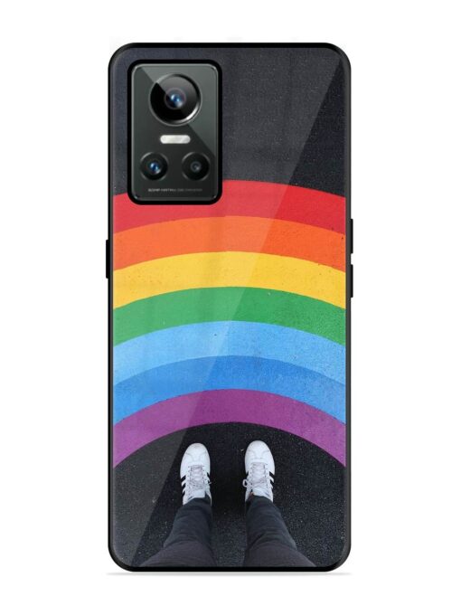 Legs Rainbow Glossy Metal TPU Phone Cover for Realme Gt Neo 3 Zapvi