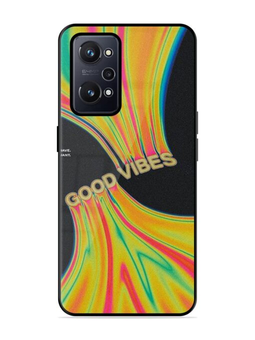 Good Vibes Glossy Metal Phone Cover for Realme Gt Neo 3T Zapvi