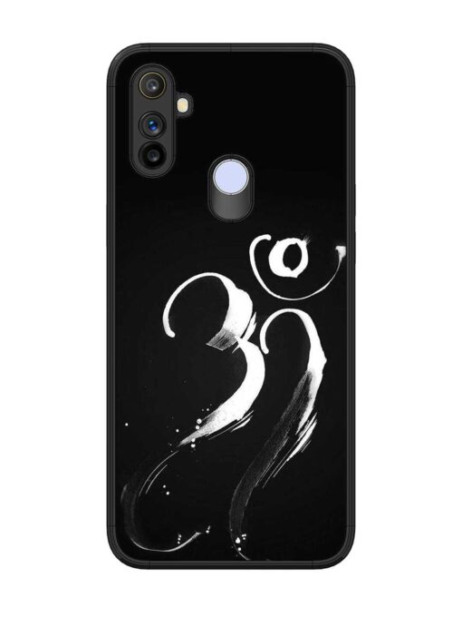 Om Logo Glossy Metal Phone Cover for Realme Narzo 10A