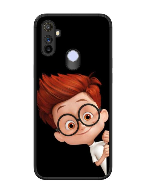 Smart Boy Cartoon Glossy Metal Phone Cover for Realme Narzo 10A