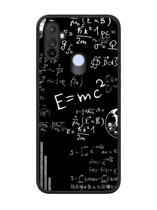 E=Mc2 Mass?Energy Equivalence Glossy Metal Phone Cover for Realme Narzo 10A Zapvi