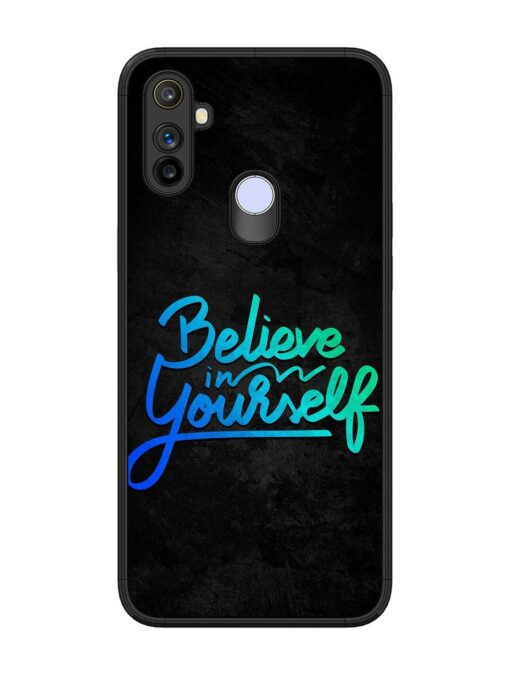 Believe In Yourself Glossy Metal Phone Cover for Realme Narzo 10A Zapvi