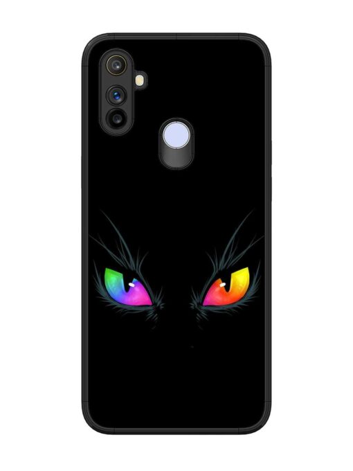 Cat Eyes Glossy Metal Phone Cover for Realme Narzo 10A Zapvi