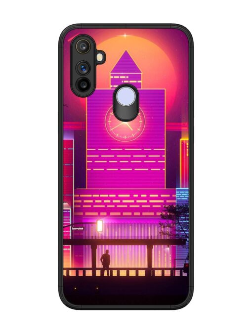 Clock Tower Glossy Metal TPU Phone Cover for Realme Narzo 10A