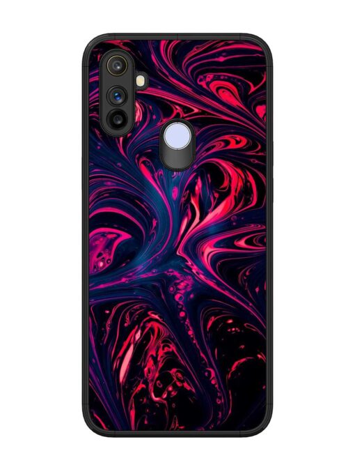 Abstract Background Glossy Metal Phone Cover for Realme Narzo 10A Zapvi