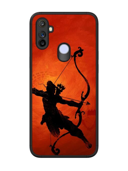 Illustration Lord Rama Glossy Metal Phone Cover for Realme Narzo 10A