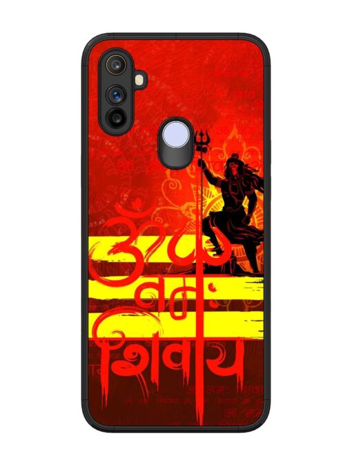 Illustration Lord Shiva Glossy Metal TPU Phone Cover for Realme Narzo 10A