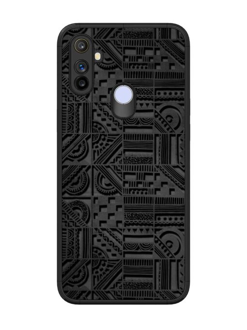 Seamless Pattern Glossy Metal Phone Cover for Realme Narzo 10A