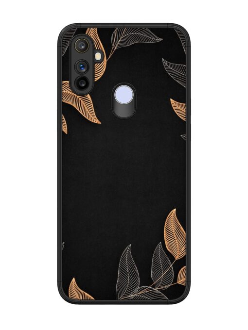 Foliage Art Glossy Metal Phone Cover for Realme Narzo 10A