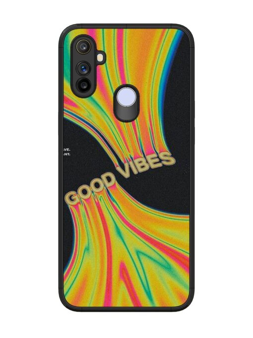 Good Vibes Glossy Metal Phone Cover for Realme Narzo 10A