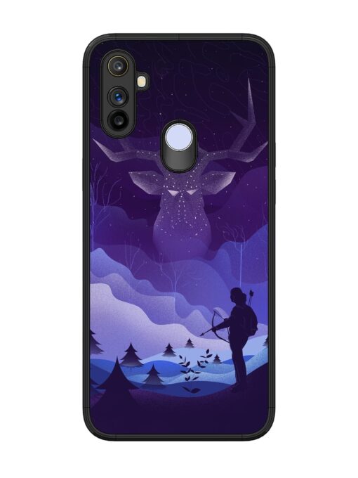 Deer Forest River Glossy Metal Phone Cover for Realme Narzo 10A