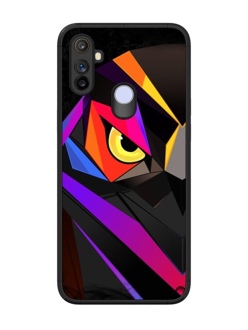 Wpap Owl Glossy Metal Phone Cover for Realme Narzo 10A