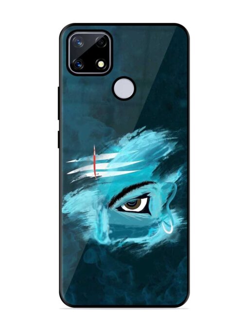 Lord Shiva Glossy Metal Phone Cover for Realme Narzo 20 Zapvi