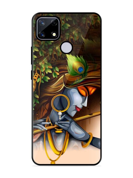 Krishna Glossy Metal Phone Cover for Realme Narzo 20 Zapvi