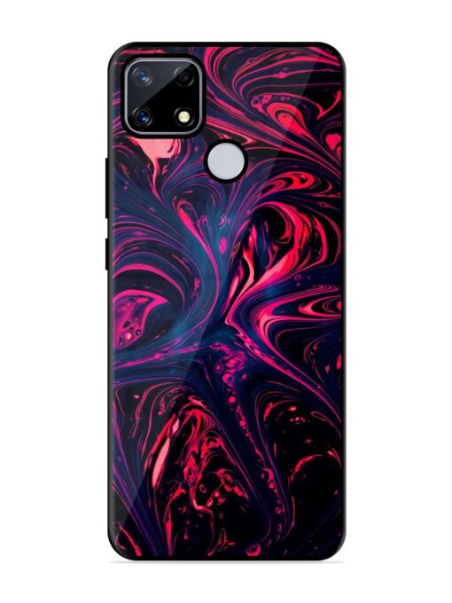 Abstract Background Glossy Metal Phone Cover for Realme Narzo 20 Zapvi