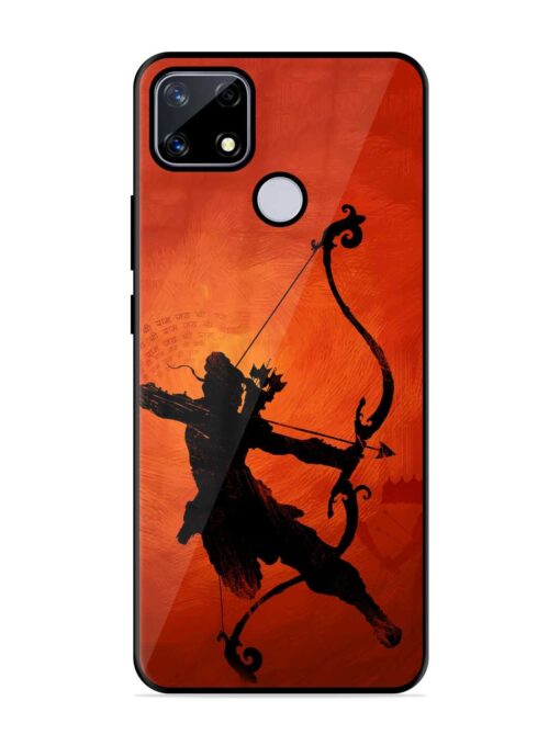 Illustration Lord Rama Glossy Metal Phone Cover for Realme Narzo 20