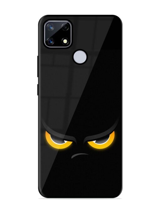 Scary Yellow Eye Glossy Metal TPU Phone Cover for Realme Narzo 20