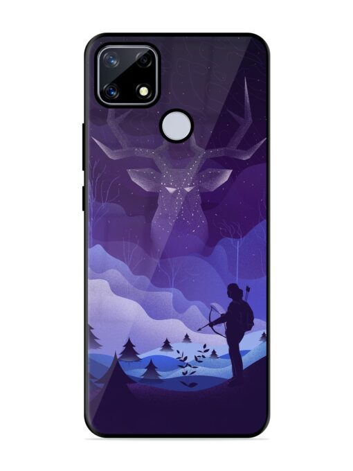 Deer Forest River Glossy Metal Phone Cover for Realme Narzo 20