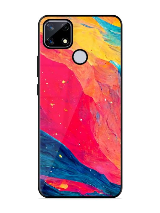 Starry Night Glossy Metal Phone Cover for Realme Narzo 20