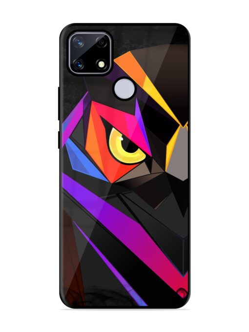 Wpap Owl Glossy Metal Phone Cover for Realme Narzo 20