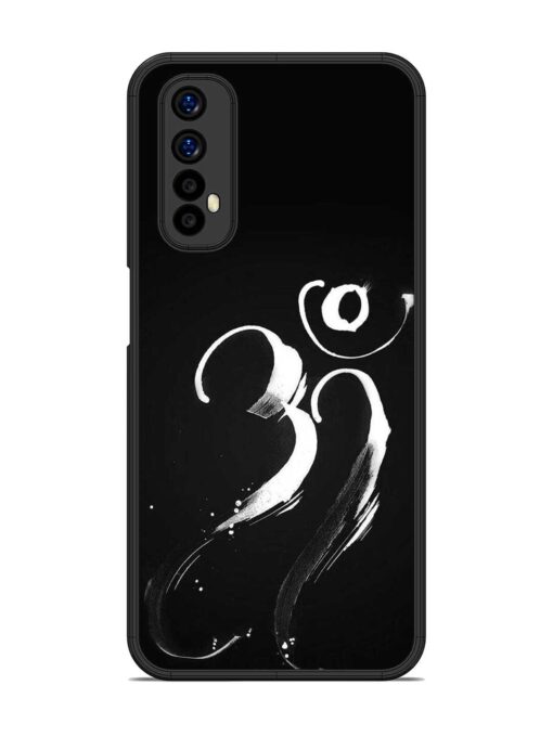 Om Logo Glossy Metal Phone Cover for Realme Narzo 20 Pro Zapvi