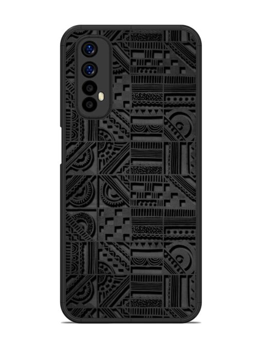 Seamless Pattern Glossy Metal Phone Cover for Realme Narzo 20 Pro