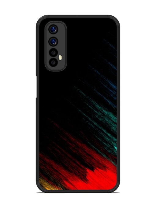 Color Pattern Glossy Metal Phone Cover for Realme Narzo 20 Pro